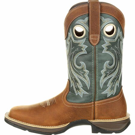 Durango Rebel by Pull-On Western Boot, SADDLEHORN/CLOVER, M, Size 11.5 DDB0131
